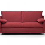 Прямой диван Nokto красного цвета