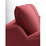 Прямой диван Nokto красного цвета (для сна на каждый день)