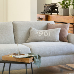 Современный диван ADORA серого цвета