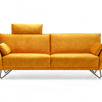 Прямой диван Montego желтого цвета