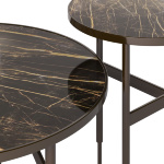 Комплект столиков GIO коричневого цвета