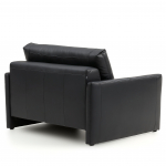 Кресло к дивану Donato черного цвета в коже