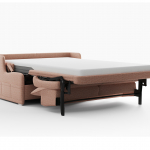 Раскладной диван Nokto розового цвета (для сна на каждый день)